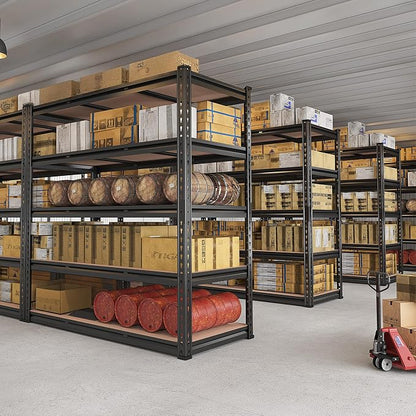 REIBII 48.2" W Garage Shelving, Storage Shelves Load 3000LBS, Adjustable Garage - Image 8