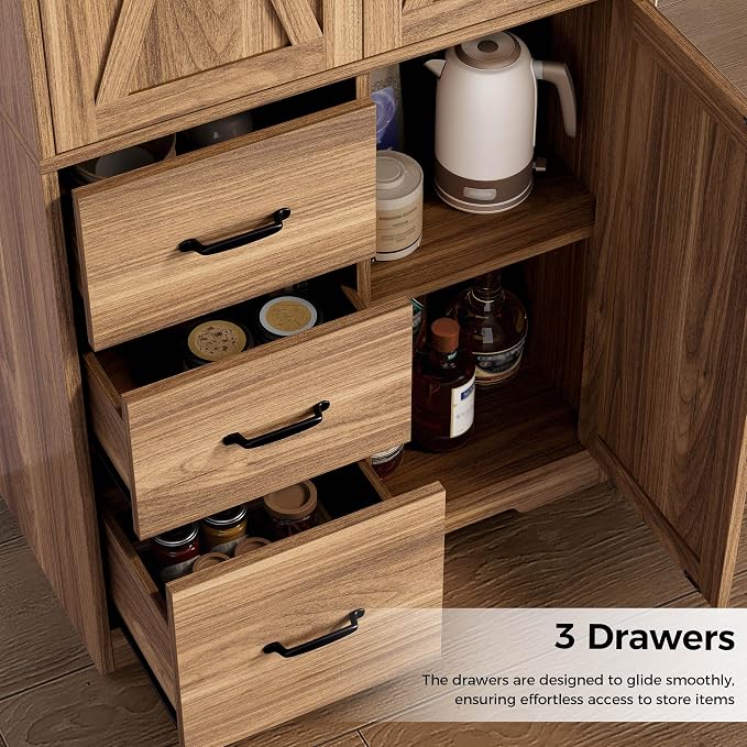 IRONCK Pantry Cabinet, Storage Cabinet - Image 6