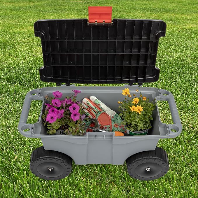 Pure Garden Rolling Garden Cart - Image 7