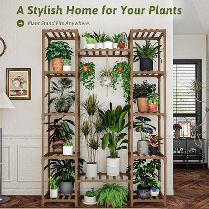 GENTINGBRO Plant Stand Indoor Outdoor 62.2“ Tall Plant Shelf Large Tiered - Image 5