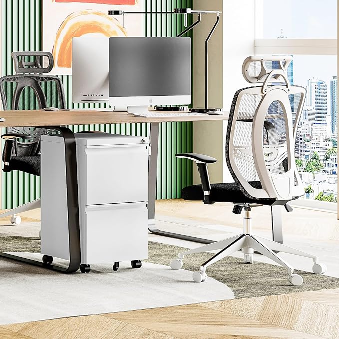 MIIIKO 2 Drawer File Cabinet - Image 2