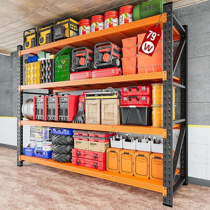 6000LBS Heavy Duty Garage Shelving Units, Large Storage Rack, Steel Shelf by SISESOL