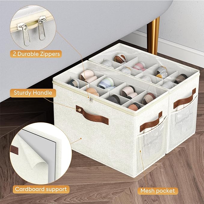 Budding Joy 2 Pack Shoe Organizer - Image 6