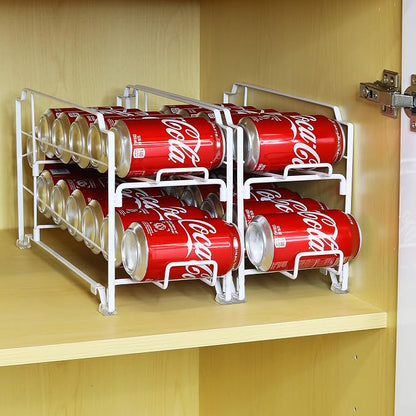 Simple Houseware Stackable Beverage Soda Can Dispenser Organizer Rack - Image 6