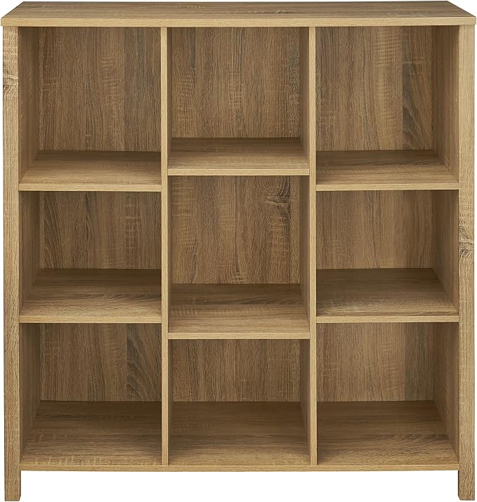 ClosetMaid 9-Cube Premium Adjustable Storage Organizer, Weathered Oak - Image 4