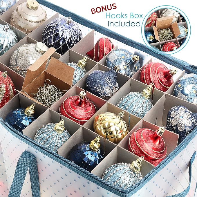 Large Christmas Ornament Storage Box - Image 7