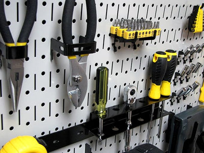 Wall Control Pegboard Rack Horizontal Metal Pegboard Garage Tool Storage Pack - Image 6