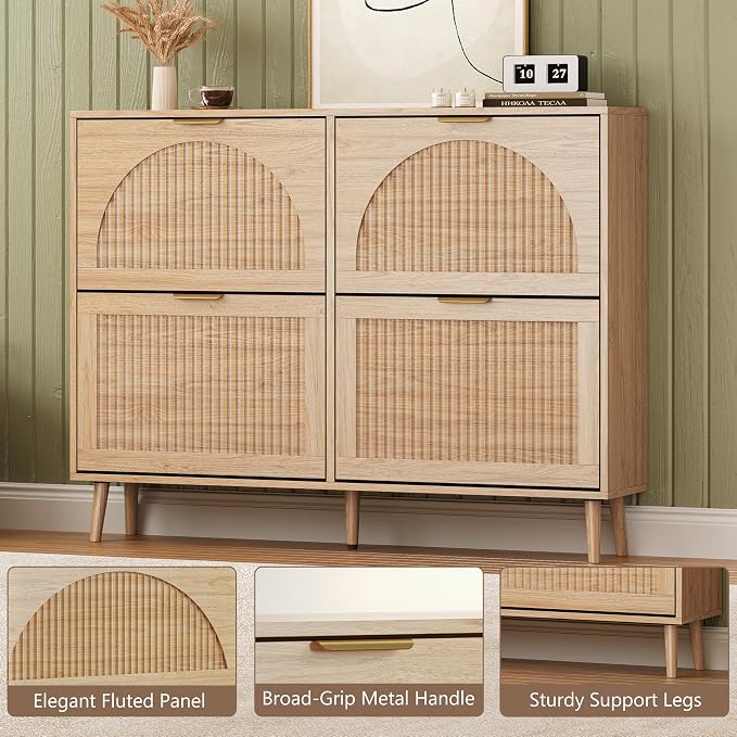 BORNOON Shoe Cabinet for Entryway - Image 5