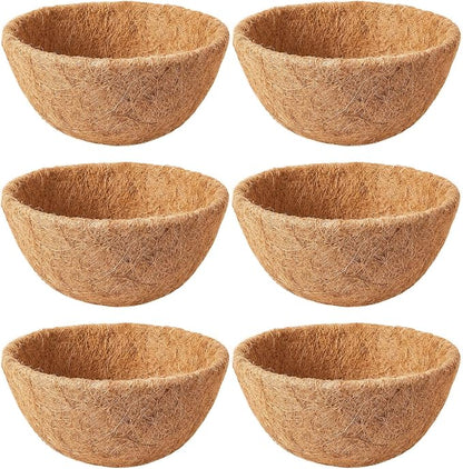 6 Pack 14 Inch Coco Liners for Hanging Baskets by EINYEXW