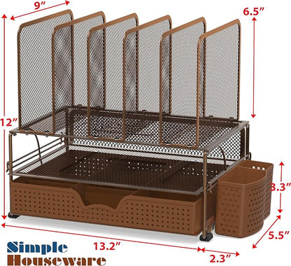 Simple Houseware Desk File Organizer - Image 2