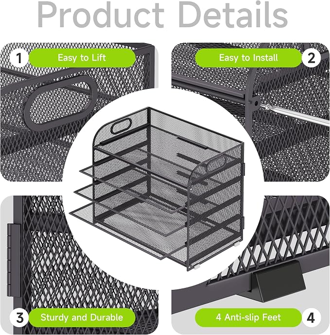 Cawukege 5 Tier Paper Organizer - Image 4