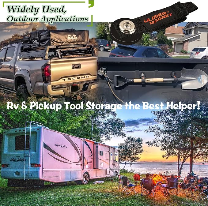 ULIBERMAGNET Strong Magnetic Storage Straps, Heavy Duty Magnetic Garage Storage - Image 7