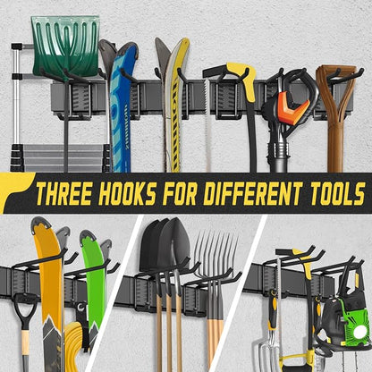 Garage Wall Organizer, Garden Tool Organizer 49.5in - Image 6