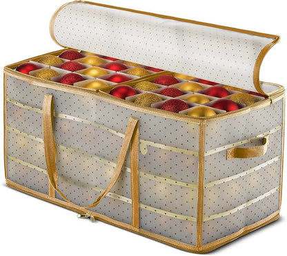 ZOBER Christmas Ornament Storage Box Plastic by ZOBER