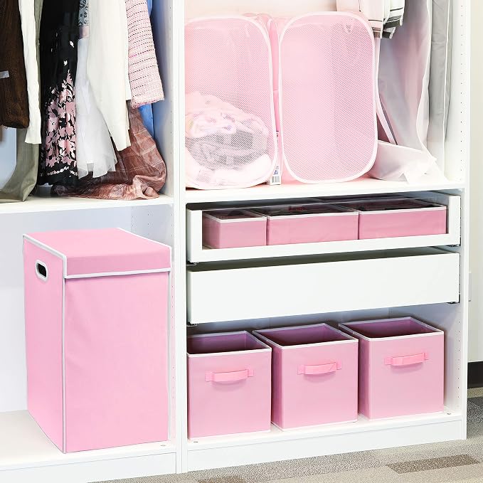 Simple Houseware Foldable Laundry Hamper Basket - Image 7