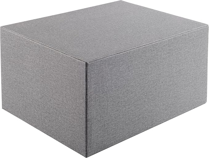 Cloth-effect Faux Leather Desk Organizer File Cabinet Executive Office Supplies - Image 5