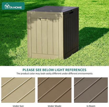 YITAHOME 30 Gallon Deck Box Outdoor Storage Box, Waterproof Resin Package - Image 7