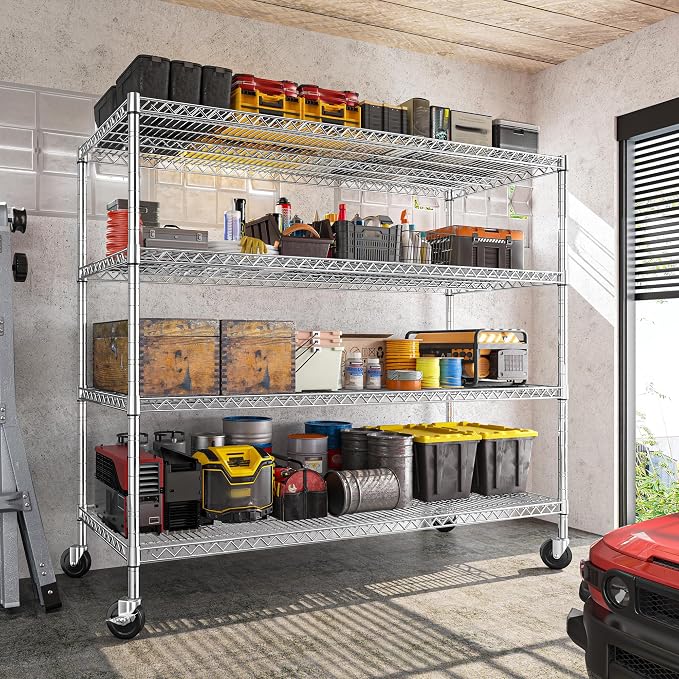 75.6" H Storage Shelves 2500LBS Garage Shelving Unit - Image 2