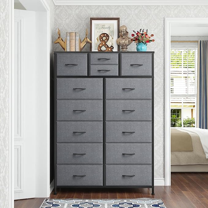 EnHomee 52.2" H Tall Dresser for Bedroom, Vertical Storage Tower, Anti-Tip | - Image 9