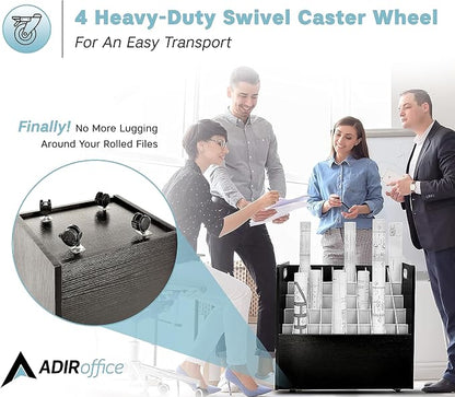 Adir Blue Print Storage Organizer - Image 5