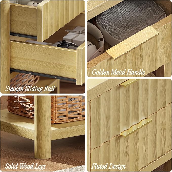 Huuger 27.6 Inch Tall Night Stand - Image 8