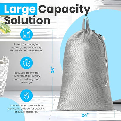 Handy Laundry Mesh Laundry Bag 24 x 36 Inches - Image 2