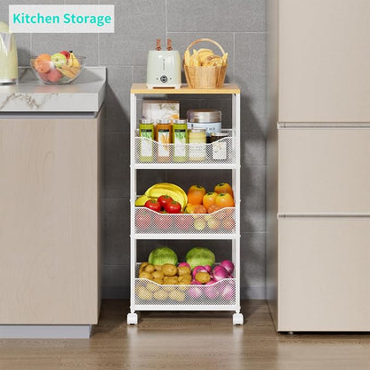 HapiRm Fruit Basket Kitchen Cart - Image 7