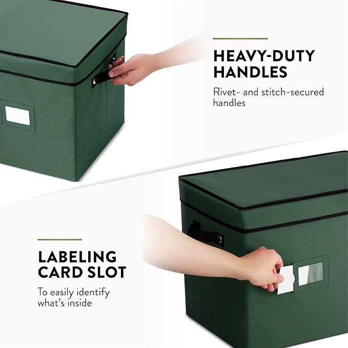 ZOBER Christmas Ornament Storage Box - Image 7