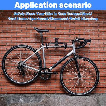 2 Pcs Bike Rack Garage - Image 6