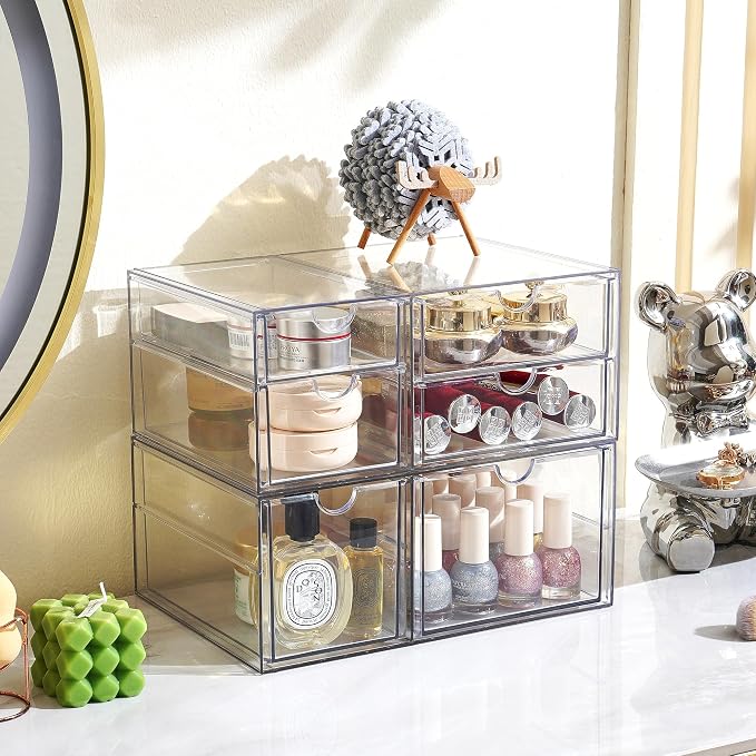 Prsildan Acrylic Drawer Makeup Organizer - Image 2