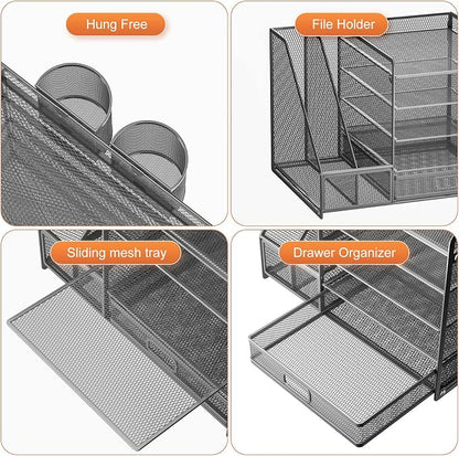 Marbrasse 5-Tier Paper Letter Tray Organizer - Image 4