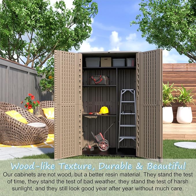 Sheds & Outdoor Storage, 52 Cu.ft Vertical Storage - Image 3