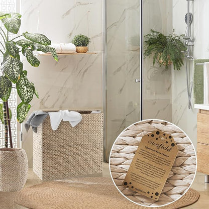 Casafield 2-Section Laundry Hamper - Image 2