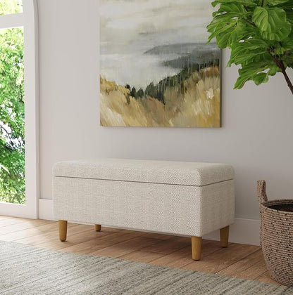 HomePop Malmo 36" Storage Bench - Image 2
