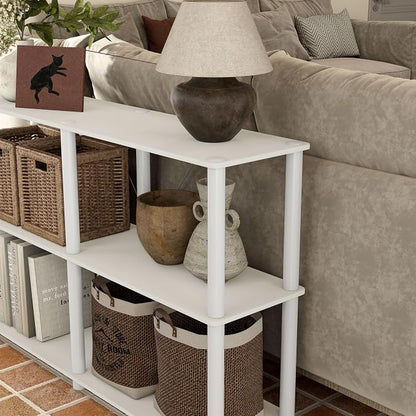 Homes: Inside + Out Apexa Modern 3-Tier Extra Wide Shelving Units, Collectibles - Image 14