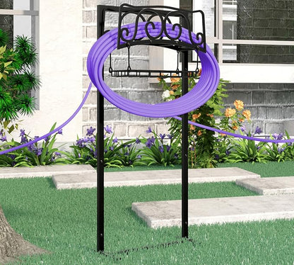 Kingson Water Hose Holder Freestanding, Garden Hose Holder Holds 150-Feet Hose - Image 8
