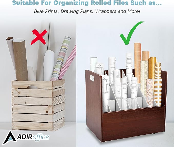 AdirOffice Adir Blue Print Storage Organizer - Image 7