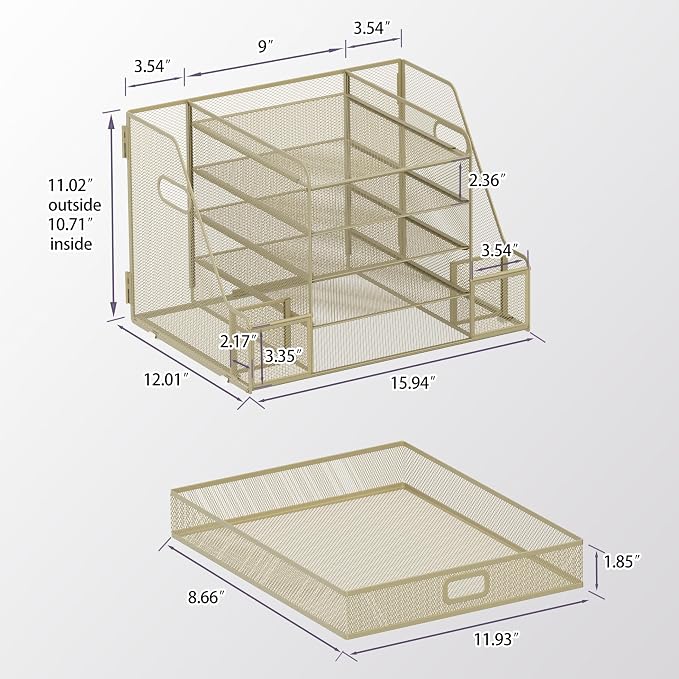 SUPEASY Mesh Desk Organizer - Image 4