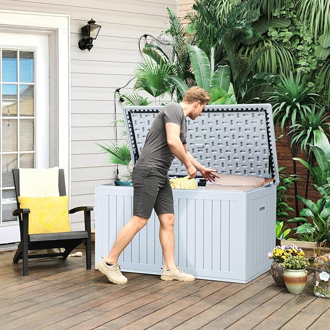YITAHOME 180 Gallon Double-Wall Deck Box - Image 5