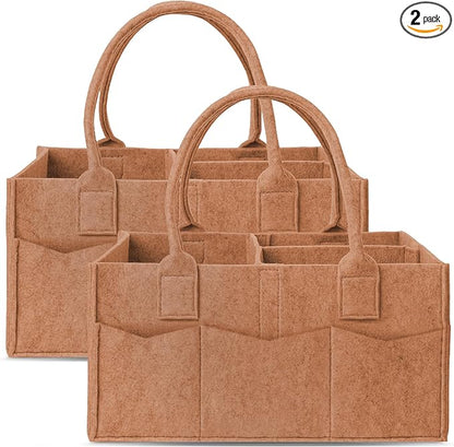 Cute Castle 2 Pack Diaper Caddy Organizer by Cute+Castle