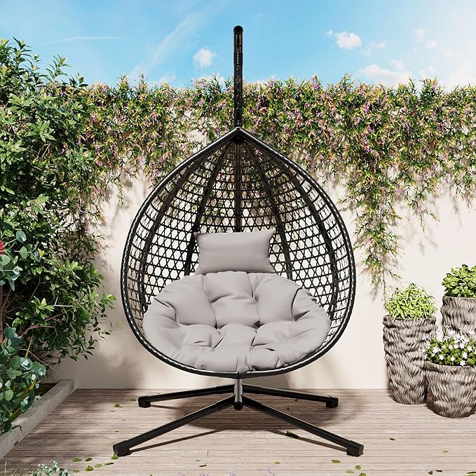 SOFTSEA Outdoor Wicker Egg Chair - Image 9