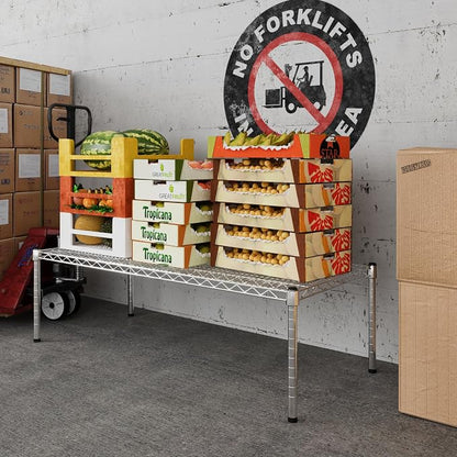 21" Deep x 48" Wide x 14" Height Wire Shelving Kit | 1-Tier | NSF Commercial - Image 2