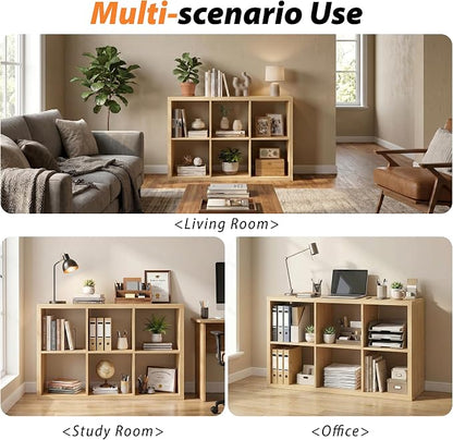 WannabeMyself【2026 Wooden Thick Frame】 6 Cube Storage Organizer - Image 6
