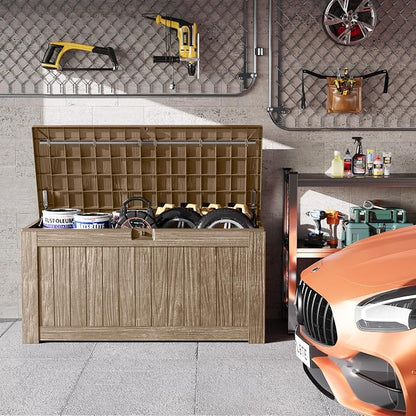 Greesum Outdoor Storage Box 120 Gallon Storage Bin - Image 5
