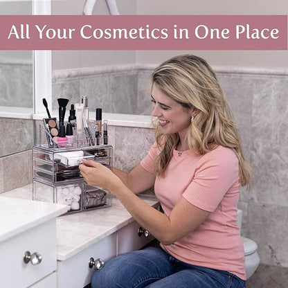 Masirs Clear Cosmetic Storage Organizer, Classy Design, Simplifies Your Life - Image 4