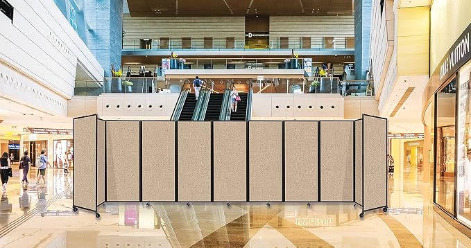 Versare Room Divider 360 Portable Wall Partition | Folding Panels | Large - Image 6
