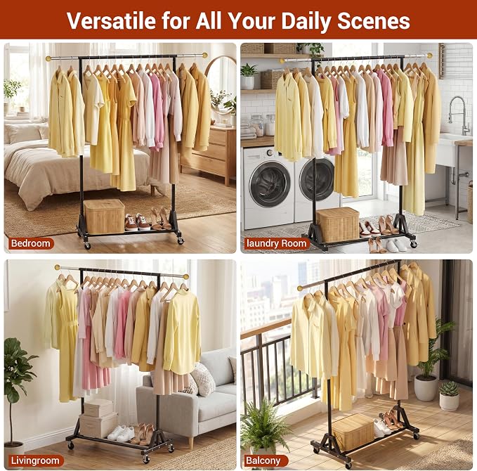 Rolling Garment Rack - Image 8
