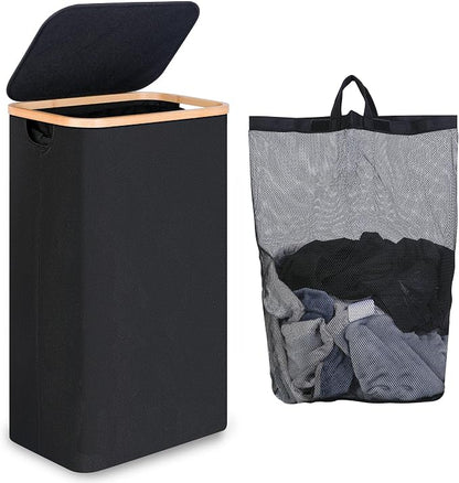 iEGrow 75L Slim Laundry Hamper, Narrow Laundry Basket by iEGrow