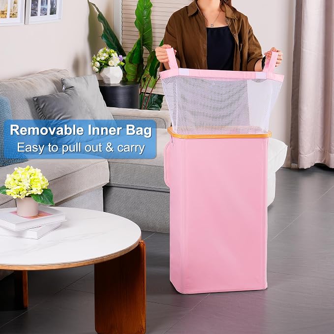 efluky Slim Laundry Basket - Image 7