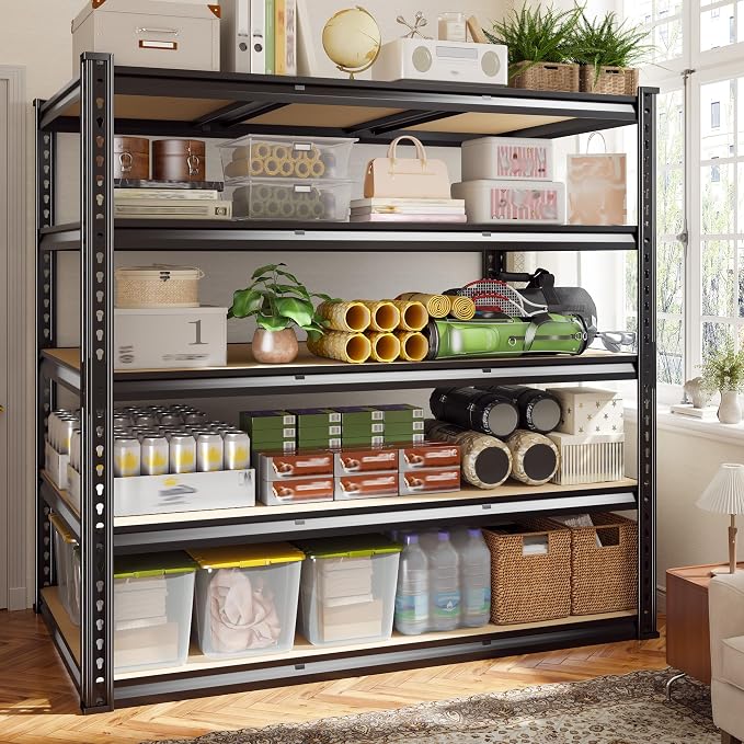 2800 LBS Garage Shelving 72.2" H Garage Storage Shelves, 5 Tier Adjustable - Image 7